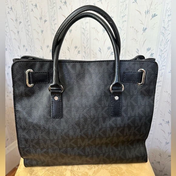 Michael Kors Black Leather Satchel - Picture 2 of 16